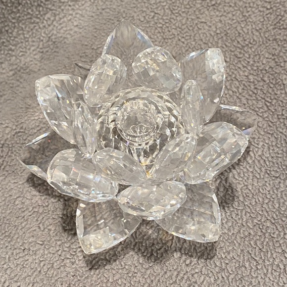 Swarovski Art Swarovski Lotus Candle Holder Poshmark